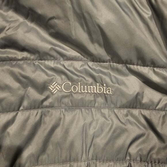 Columbia Women’s Omni-Heat Puffer Jacket Size Lg – Silver Gray - Picture 8 of 8